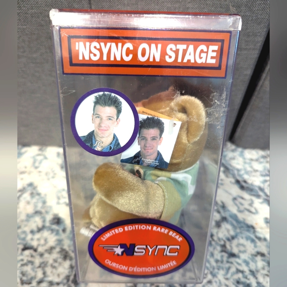 NSYNC Limited Edition Rare Bear JC Chasez
